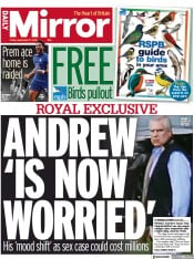 Daily Mirror (UK) Newspaper Front Page for 17 September 2021