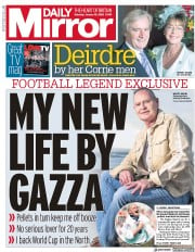 Daily Mirror (UK) Newspaper Front Page for 18 January 2020