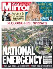 Daily Mirror (UK) Newspaper Front Page for 18 February 2020