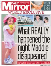 Daily Mirror (UK) Newspaper Front Page for 18 April 2017