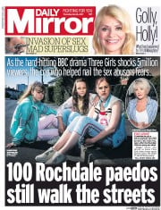 Daily Mirror (UK) Newspaper Front Page for 18 May 2017