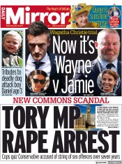 Daily Mirror front page for 18 May 2022