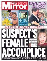 Daily Mirror (UK) Newspaper Front Page for 18 July 2020