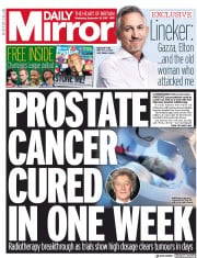 Daily Mirror (UK) Newspaper Front Page for 18 September 2019