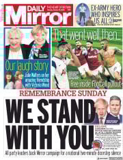 Daily Mirror (UK) Newspaper Front Page for 19 October 2020