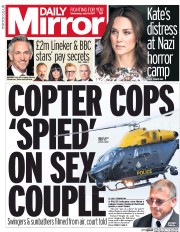 Daily Mirror (UK) Newspaper Front Page for 19 July 2017