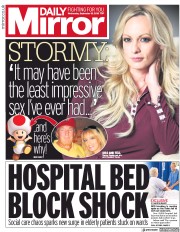 Daily Mirror (UK) Newspaper Front Page for 19 September 2018