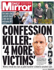 Daily Mirror (UK) Newspaper Front Page for 19 September 2019