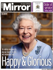 Daily Mirror front page for 19 September 2022