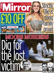 Daily Mirror (UK) Newspaper Front Page for 1 October 2022