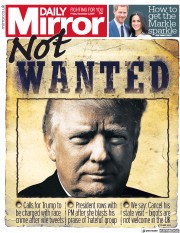Daily Mirror (UK) Newspaper Front Page for 1 December 2017