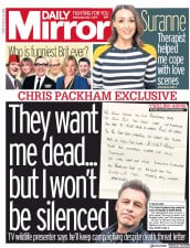 Daily Mirror (UK) Newspaper Front Page for 1 May 2019