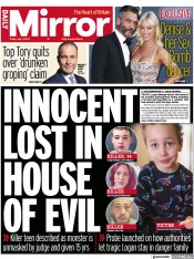 Daily Mirror (UK) Newspaper Front Page for 1 July 2022