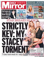 Daily Mirror (UK) Newspaper Front Page for 20 April 2019