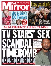 Daily Mirror (UK) Newspaper Front Page for 20 May 2021