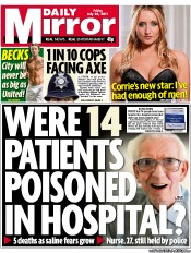 Daily Mirror (UK) Newspaper Front Page for 22 July 2011