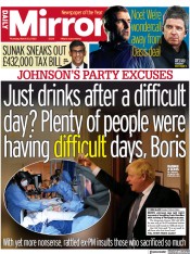 Daily Mirror (UK) Newspaper Front Page for 23 March 2023
