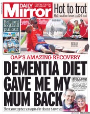 Daily Mirror (UK) Newspaper Front Page for 23 April 2018