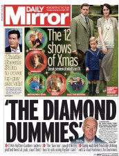 Daily Mirror (UK) Newspaper Front Page for 24 November 2015