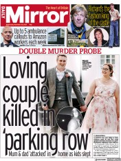 Daily Mirror (UK) Newspaper Front Page for 24 November 2021
