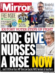 Daily Mirror (UK) Newspaper Front Page for 24 April 2023