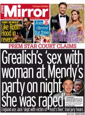 Daily Mirror front page for 24 September 2022