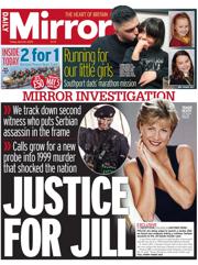 Daily Mirror front page for 25 April 2025
