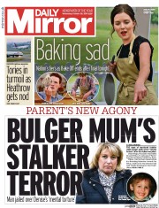 Daily Mirror (UK) Newspaper Front Page for 26 October 2016