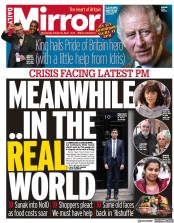 Daily Mirror (UK) Newspaper Front Page for 26 October 2022