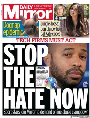 Daily Mirror (UK) Newspaper Front Page for 26 April 2021