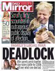 Daily Mirror (UK) Newspaper Front Page for 26 June 2019