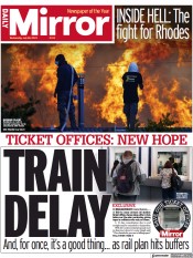 Daily Mirror (UK) Newspaper Front Page for 26 July 2023