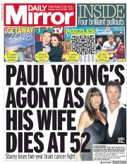 Daily Mirror (UK) Newspaper Front Page for 27 January 2018