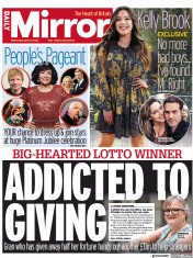 Daily Mirror (UK) Newspaper Front Page for 27 April 2022