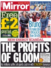 Daily Mirror (UK) Newspaper Front Page for 28 January 2023