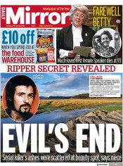 Daily Mirror (UK) Newspaper Front Page for 28 February 2023