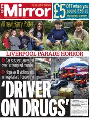 Daily Mirror front page for 28 May 2025