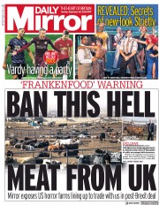 Daily Mirror (UK) Newspaper Front Page for 28 September 2020