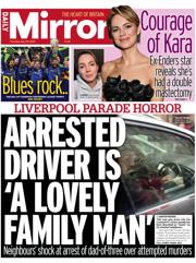 Daily Mirror front page for 29 May 2025