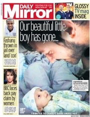 Daily Mirror (UK) Newspaper Front Page for 29 July 2017