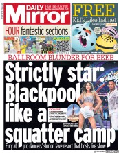 Daily Mirror (UK) Newspaper Front Page for 29 September 2018