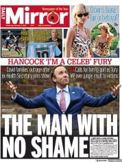 Daily Mirror (UK) Newspaper Front Page for 2 November 2022