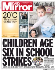 Daily Mirror (UK) Newspaper Front Page for 2 May 2016