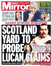 Daily Mirror (UK) Newspaper Front Page for 30 January 2020