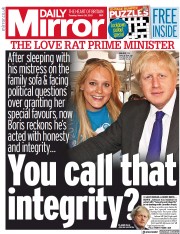 Daily Mirror (UK) Newspaper Front Page for 30 March 2021