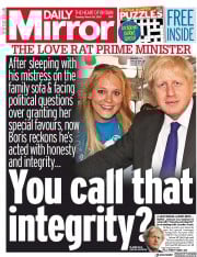 Daily Mirror (UK) Newspaper Front Page for 30 March 2021