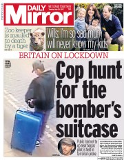 Daily Mirror (UK) Newspaper Front Page for 30 May 2017