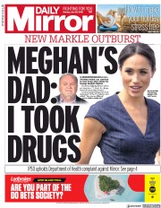 Daily Mirror (UK) Newspaper Front Page for 30 July 2018