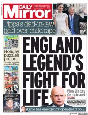 Daily Mirror (UK) Newspaper Front Page for 31 March 2018