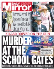 Daily Mirror (UK) Newspaper Front Page for 3 December 2019